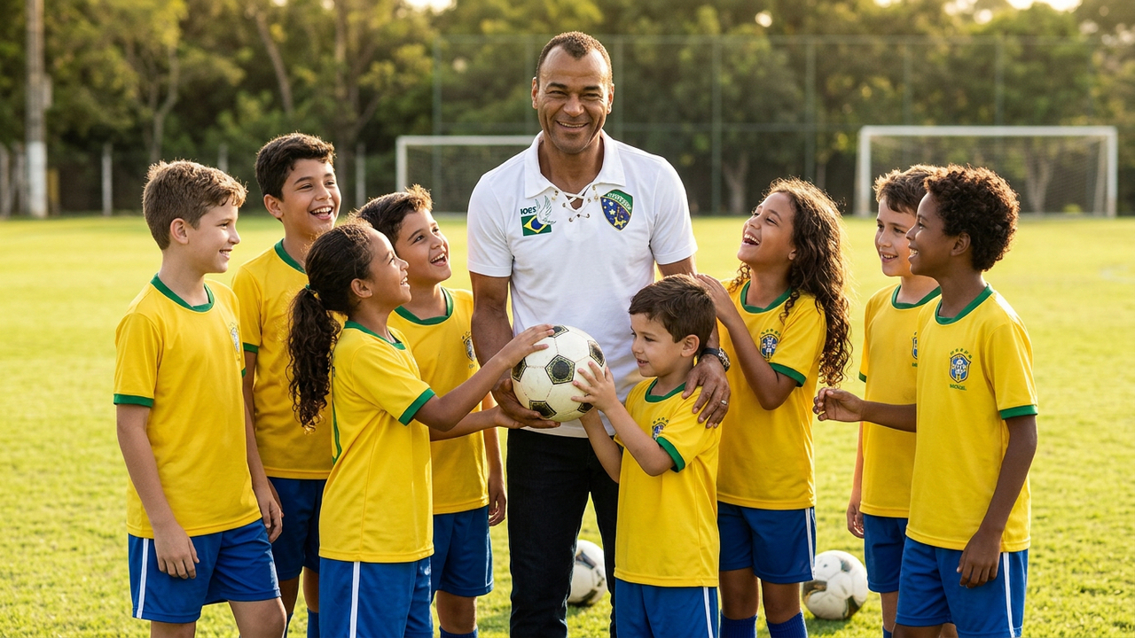 Cafu: "Acredito sinceramente que o esporte, principalmente nas mãos dos jovens, tem o poder de mudar o mundo."
