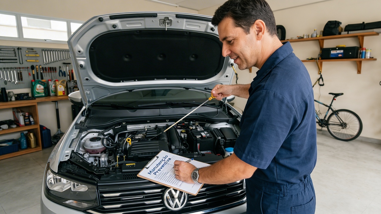 Manutenção preventiva como troca de óleo e checagem de freios evita gastos inesperados