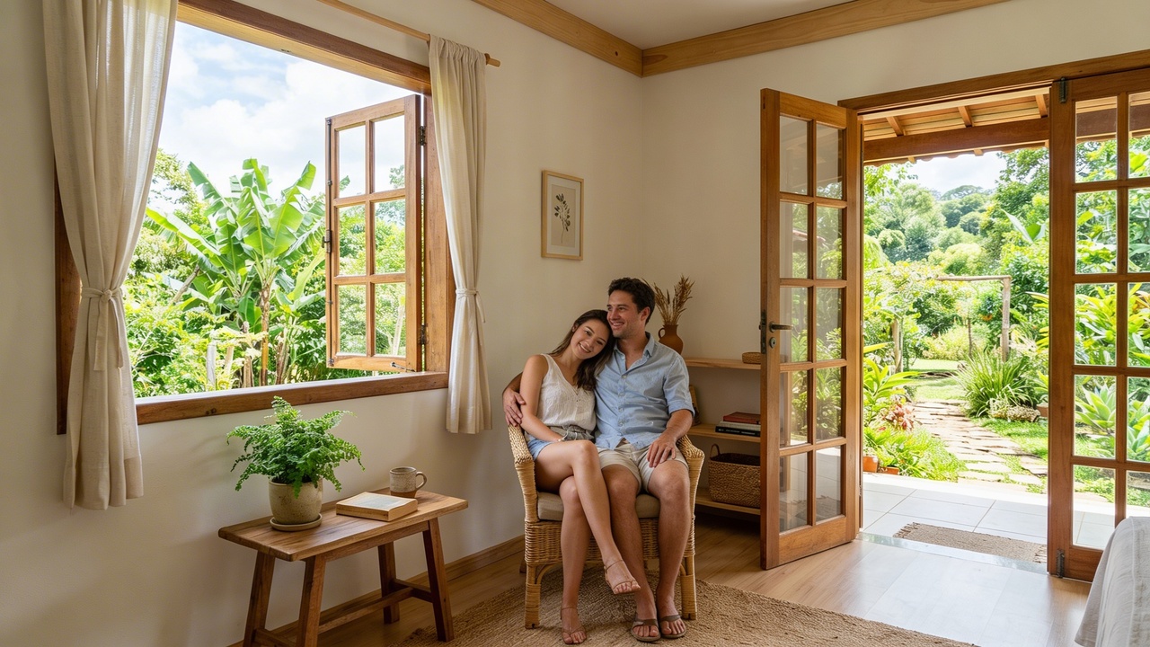 O casal que trocou o excesso por uma vida simples, livre e mais perto da natureza