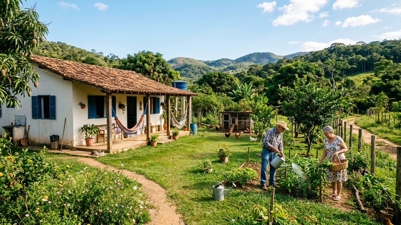 O casal que decidiu desacelerar e encontrou no interior um jeito mais leve de viver