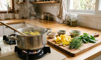 Ferver alecrim, manjericão e casca de limão: para que serve e por que é recomendado