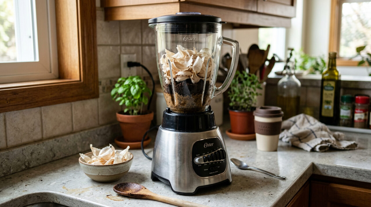 Triturar casca de alho com borra de café: para que serve e como usar