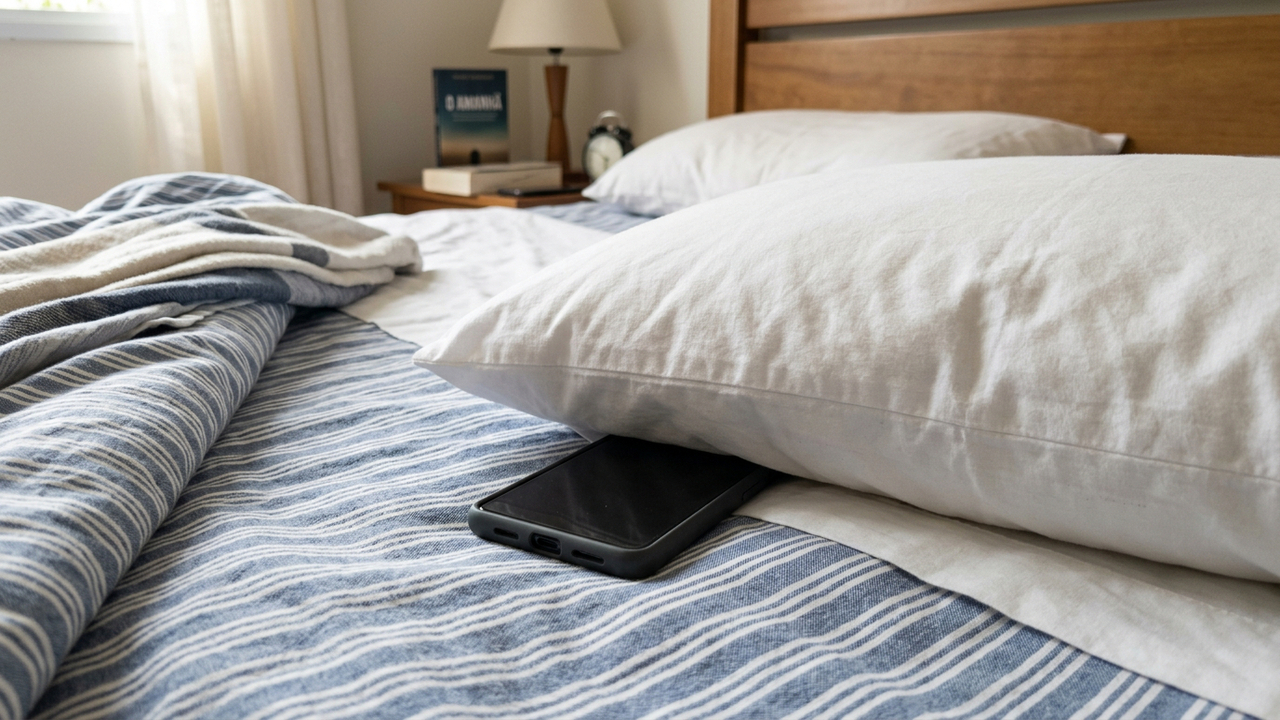 Celular debaixo do travesseiro parece inofensivo, mas pode atrapalhar seu sono mais do que você imagina