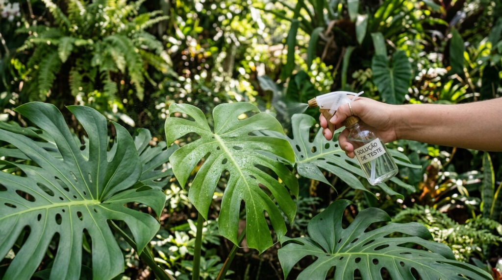 Borrifar água com vinagre nas folhas e no quintal: para que serve e quando fazer essa mistura