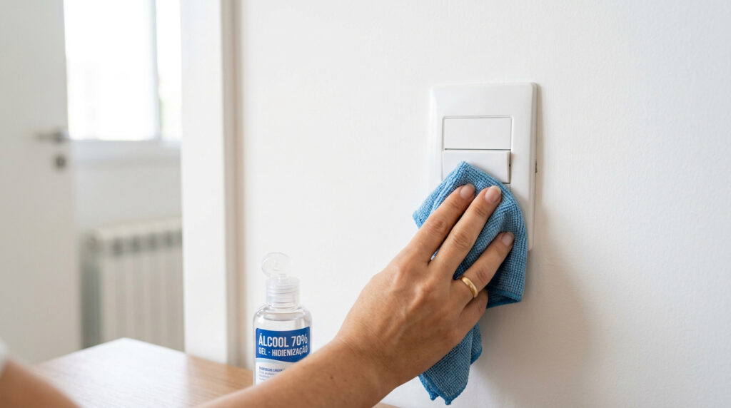 Passar álcool no interruptor de luz: por que isso é recomendado e para que serve