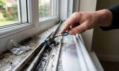 Colocar bicarbonato de sódio e filme plástico nos trilhos das janelas: o que faz e por que é recomendado