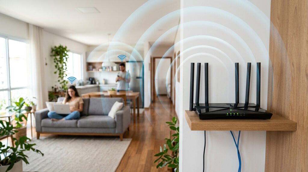 Moeda no roteador Wi-Fi: para que serve esse truque e por que exige cuidado