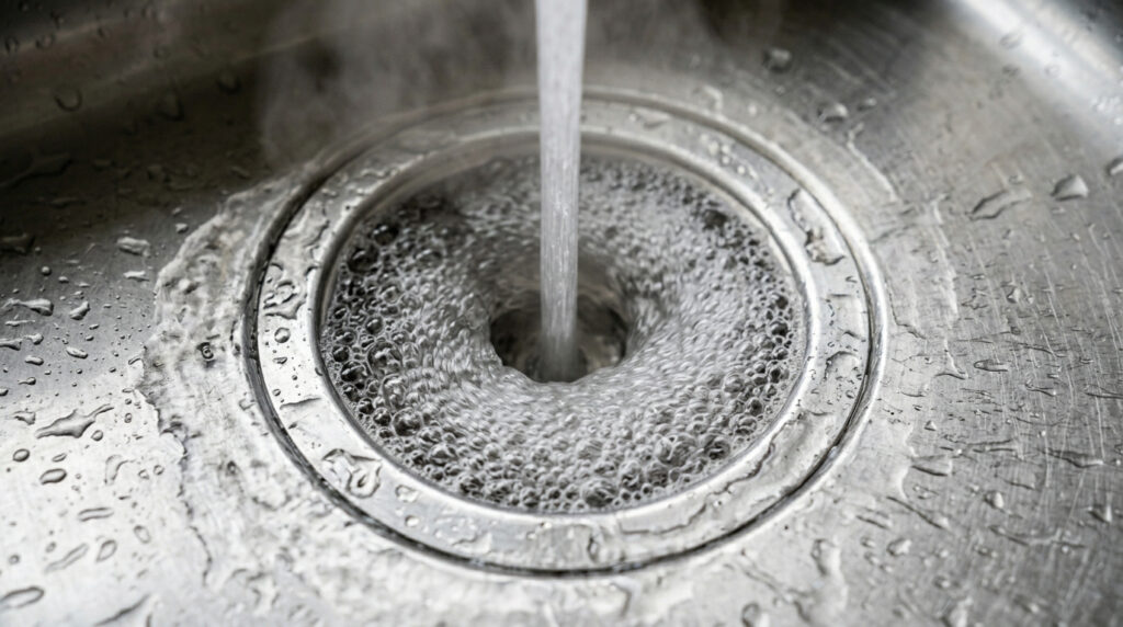 Jogar água quente com detergente na pia da cozinha antes de dormir: para que serve e por que muita gente adotou esse hábito