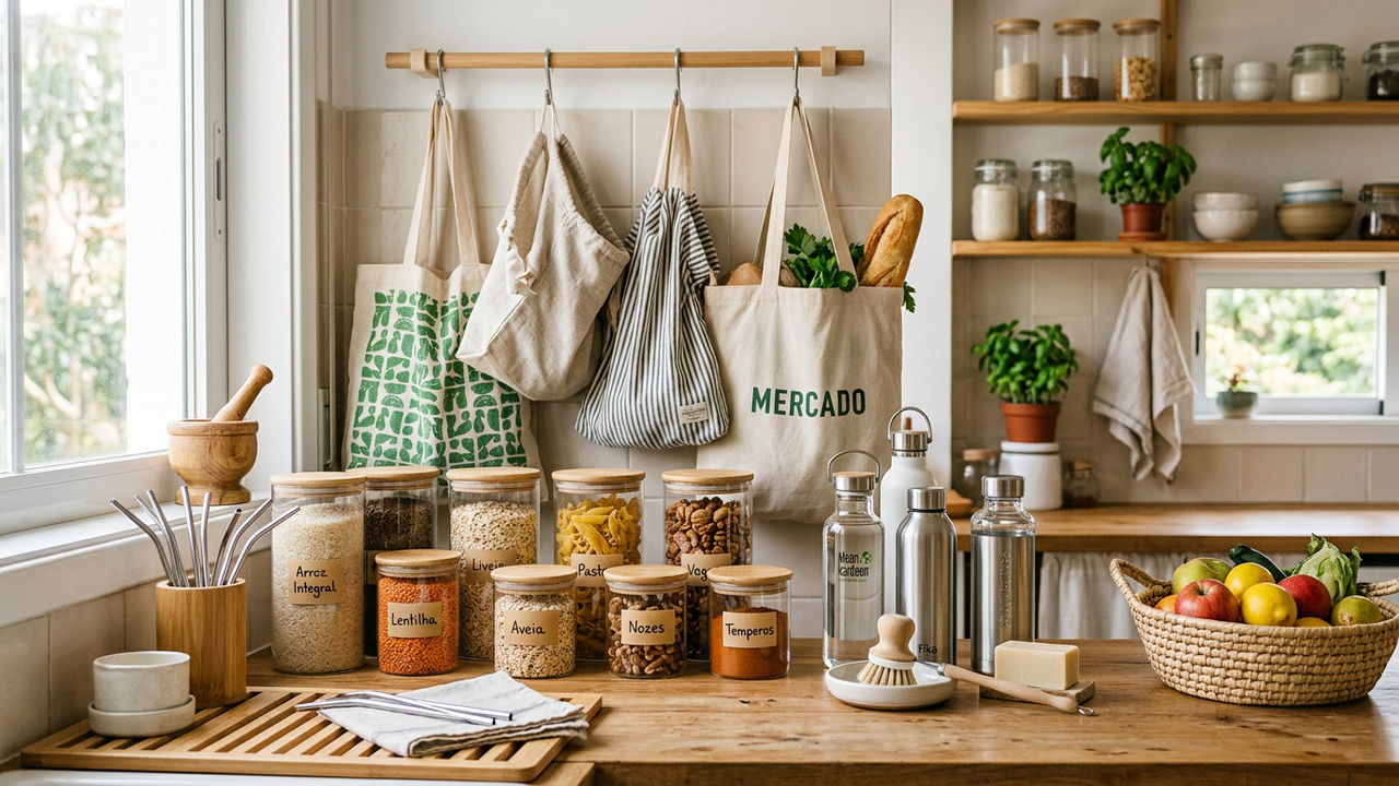 4 atitudes que ajudaram uma família a reduzir plástico e adotar hábitos mais sustentáveis em casa