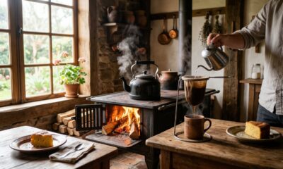 Tomar café passado na hora no fogão a lenha era daquelas coisas simples que mudavam o dia