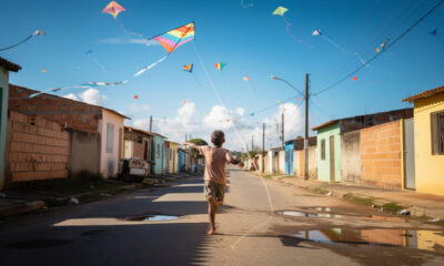 Soltar pipa e correr descalço na rua eram daquelas coisas simples que valiam o dia