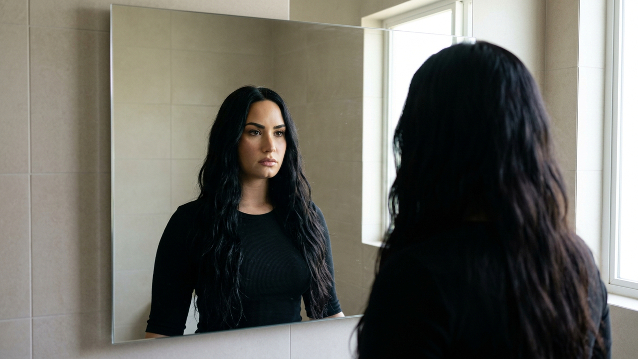 Demi Lovato nos lembra: “Há dias em que lutar por si mesmo é o ato mais corajoso que existe.”
