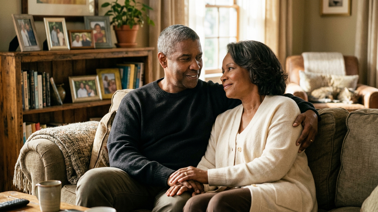 Denzel Washington sobre o segredo de 42 anos de casamento: "Eu faço o que me mandam e fico de boca fechada".