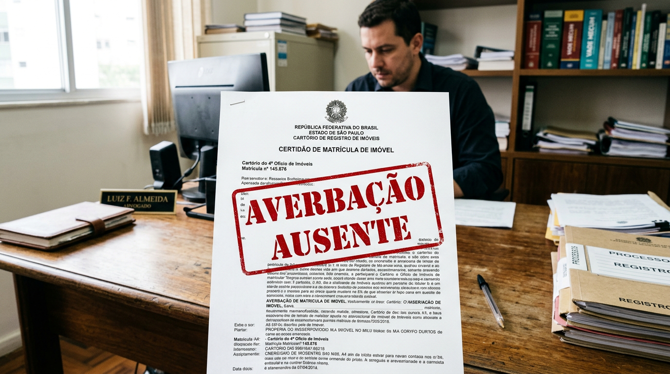 Cartório pode travar seu imóvel por um detalhe que quase ninguém confere