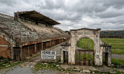 Clube campeão nacional tem dívida de R$ 24 milhões e precisa vender seu estádio