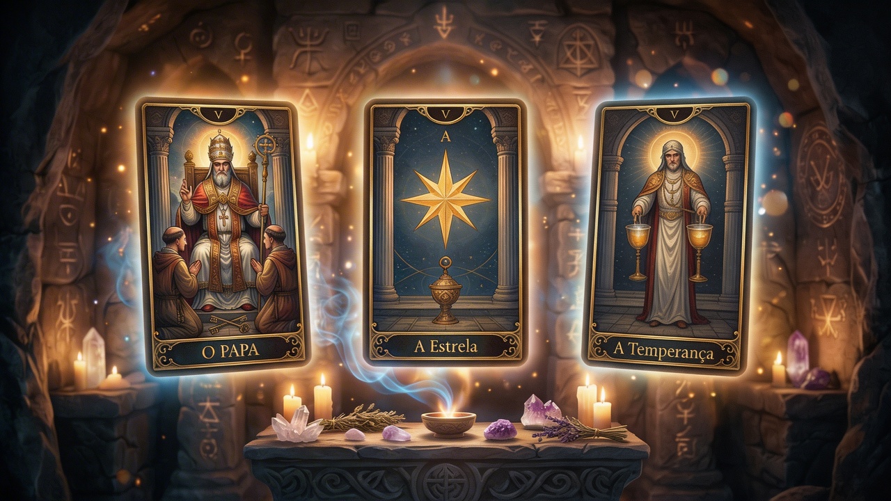 Cartas do tarot que indicam proteção contra perdas e mais equilíbrio no caminho