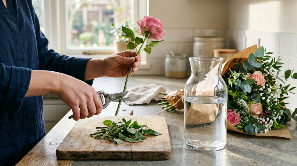 O que você deve colocar no vaso para que as flores durem mais? Você tem tudo o que precisa em casa para esse truque que prolonga a beleza do arranjo