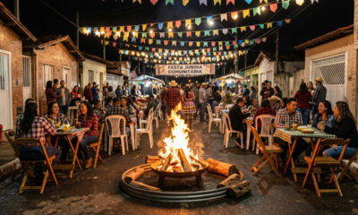 Festas juninas que marcavam o bairro inteiro e ainda hoje despertam uma saudade bonita