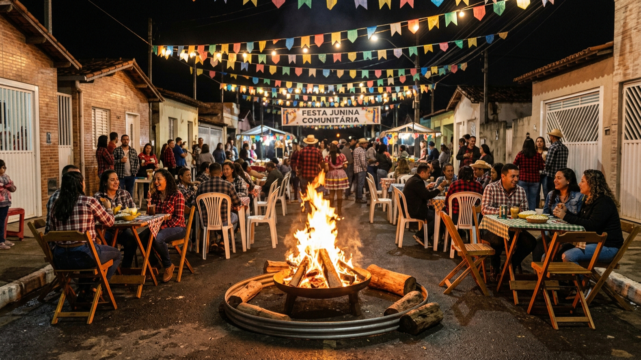 Festas juninas que marcavam o bairro inteiro e ainda hoje despertam uma saudade bonita