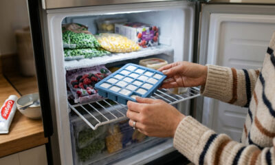 Congelar pasta de dente parece estranho, mas esse truque simples pode facilitar a limpeza da casa e da cozinha