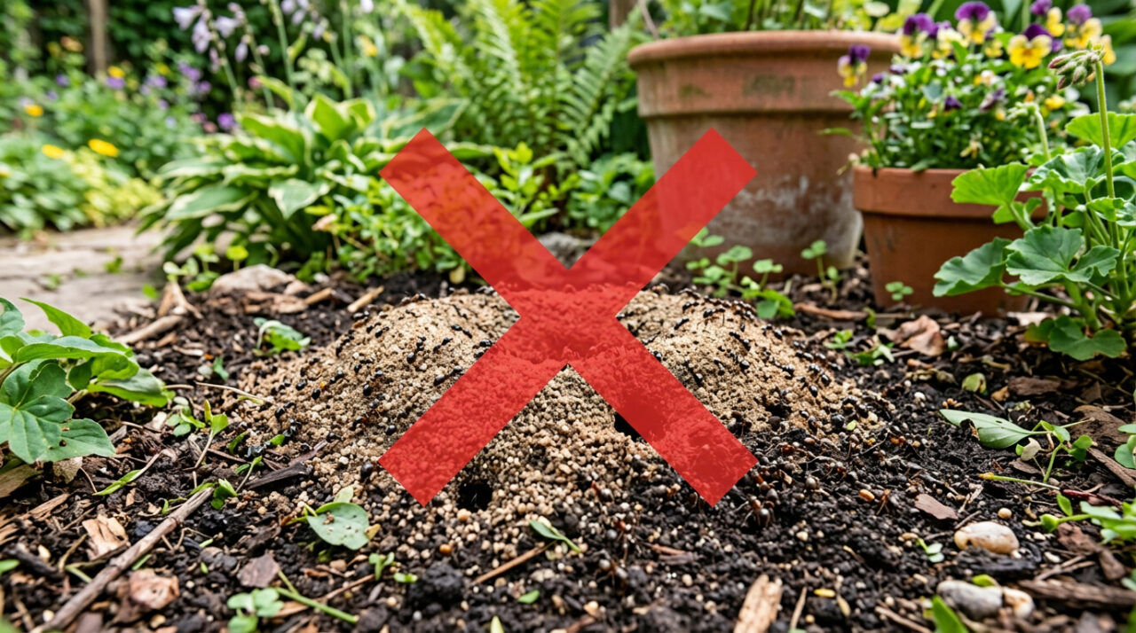 Diga adeus aos formigueiros no jardim: as 4 melhores maneiras de eliminá-los, de forma fácil e rápida.