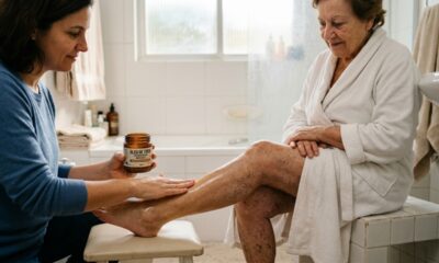 Como o óleo de coco pode salvar a pele muito ressecada dos idosos após o banho