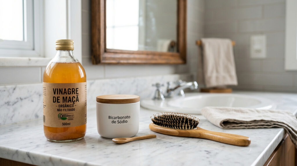 Lavar os cabelos grisalhos com vinagre e bicarbonato de sódio: para que serve e por que é recomendado