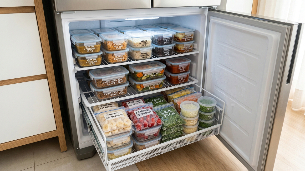O uso inteligente do freezer pode transformar a forma como você consome alimentos