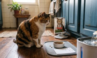 Essa gata de 10 kg dá grande passo em sua jornada para perder peso