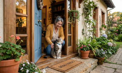 Ao ajudar um gato perdido, mulher descobre algo surpreendente