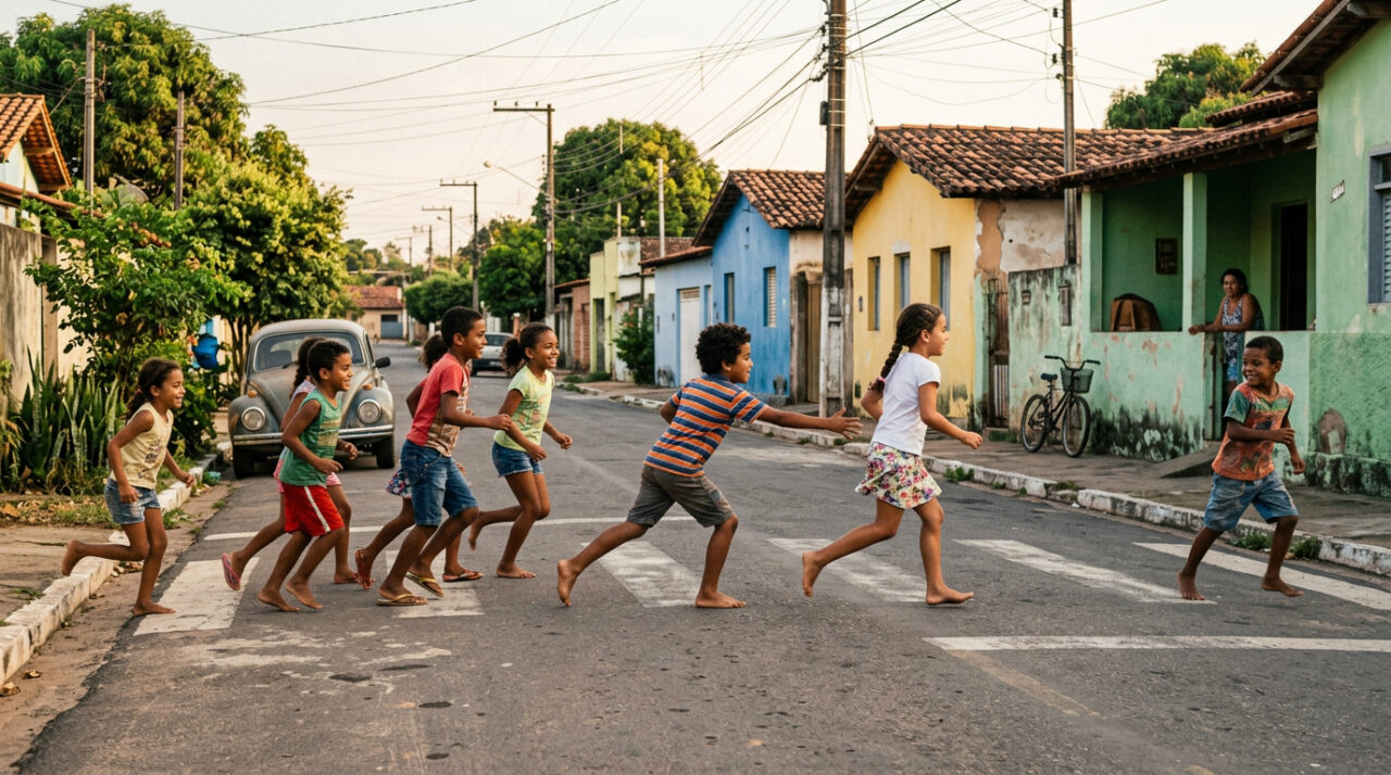 Mãe da rua e taco eram daquelas brincadeiras que juntavam a turma toda sem dificuldade
