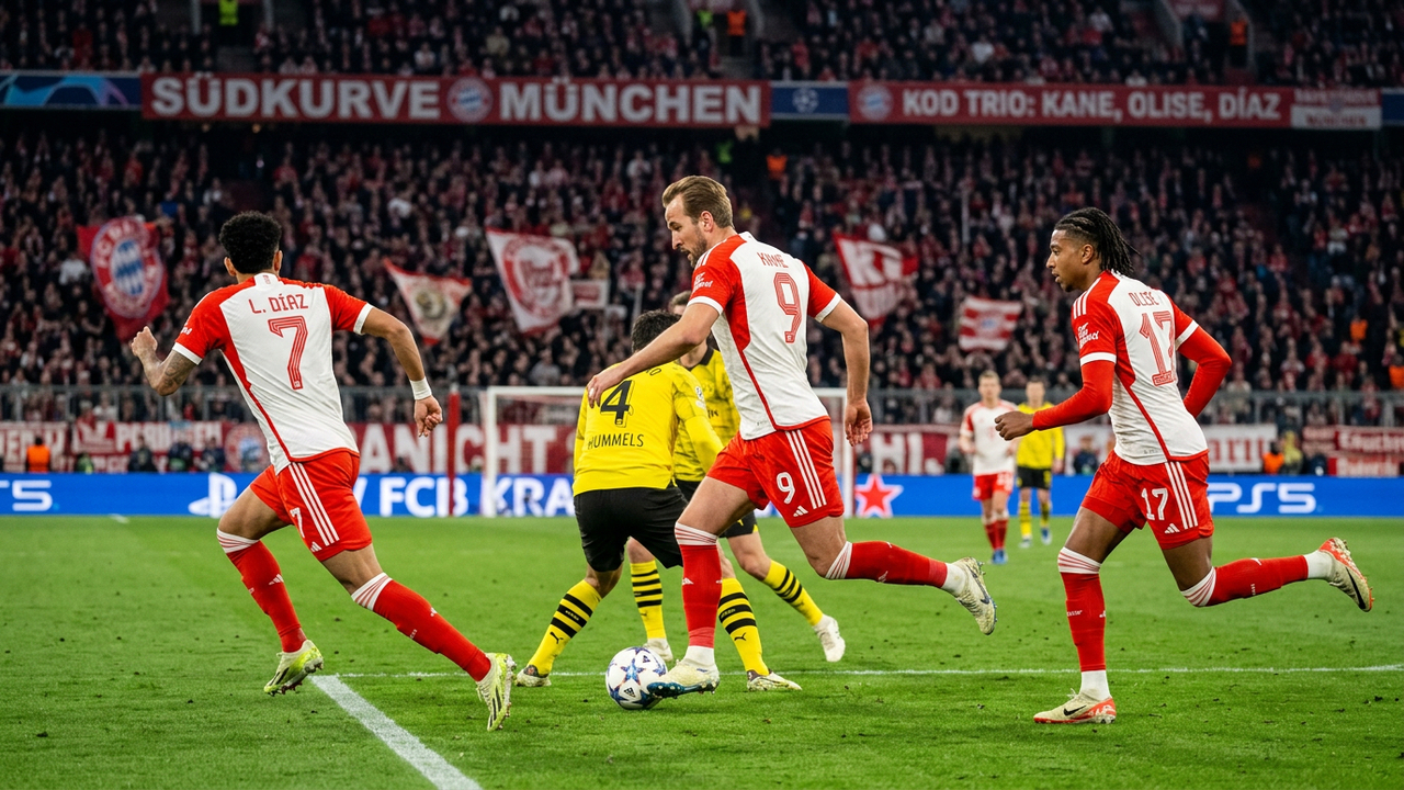 Trio ofensivo do Bayern se aproxima de marcas históricas e ameaça números do lendário trio MSN