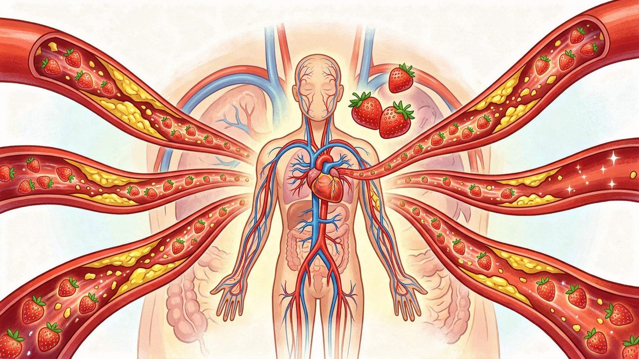 Coma esta fruta vermelha que limpa suas artérias e protege o coração de verdade com efeitos que vão além do básico