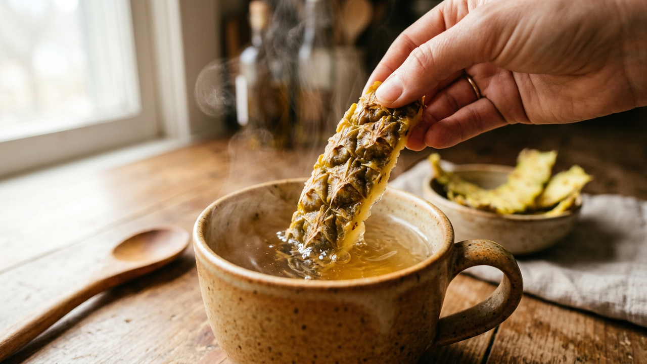 Casca de abacaxi é um anti-inflamatório natural forte e o jeito de consumir muda tudo