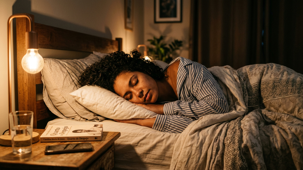 Salmos 4:8: “Mesmo enquanto você dorme, Deus continua cuidando de tudo”