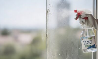 Borrifar vinagre de álcool nas janelas: por que é recomendado e quais são os seus benefícios