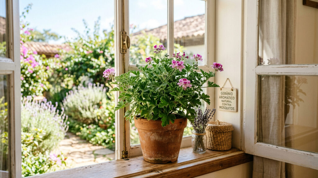Experimente levar este vaso de flores para a janela… Os mosquitos que estavam começando a aparecer ultimamente vão sumir