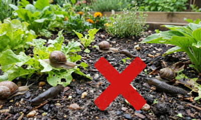 As melhores maneiras de evitar lesmas e caracóis no jardim de forma natural