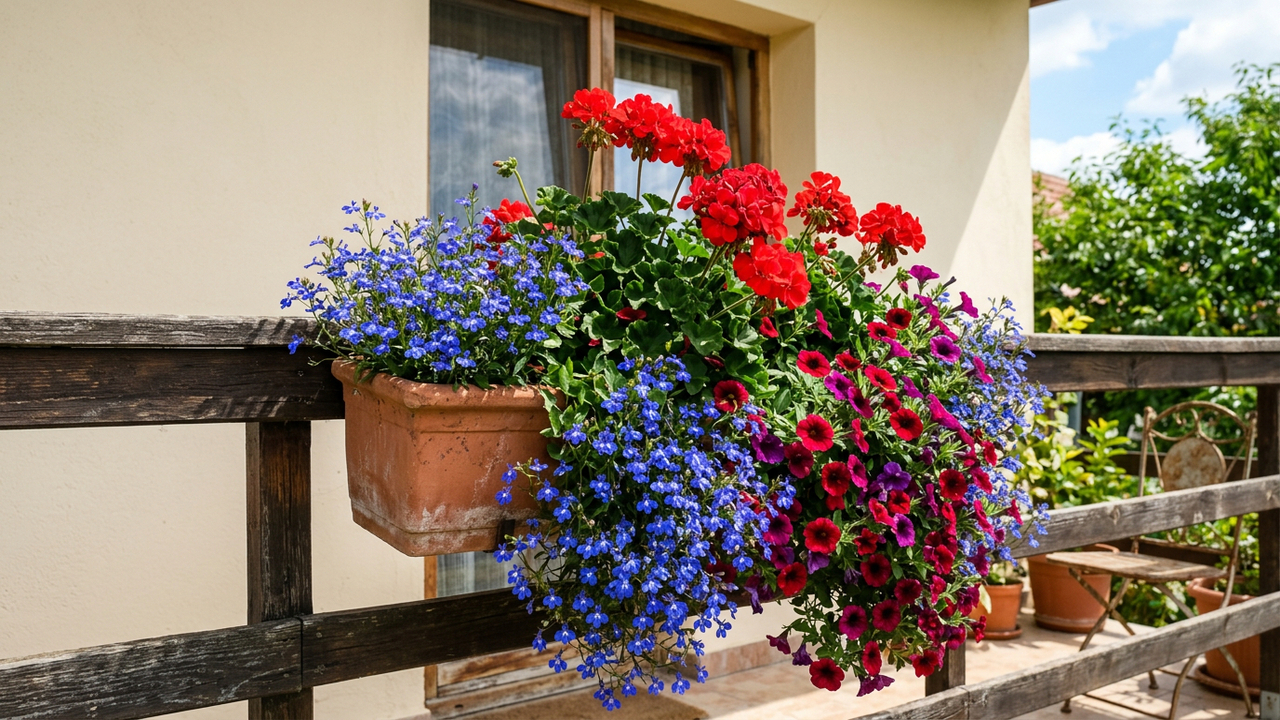 Estas 3 flores para varanda resistem ao sol, ao vento e ainda deixam o espaço bonito por muito mais tempo