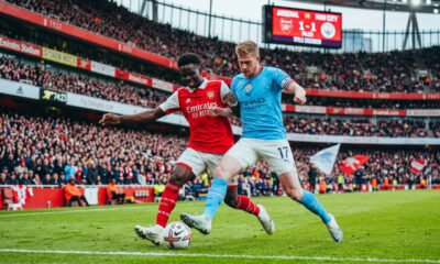 Manchester City pressiona o Arsenal na disputa da Premier League, e Pep Guardiola aponta os Gunners como o melhor time da Europa