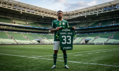 Gabriel Jesus pode retornar ao Palmeiras em 2026 por meio de empréstimo