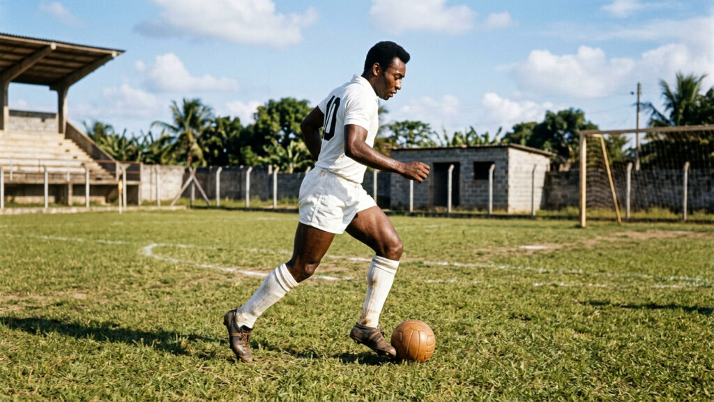 Pelé: “Eu vejo o futebol como uma arte e todos que jogam são artistas.”