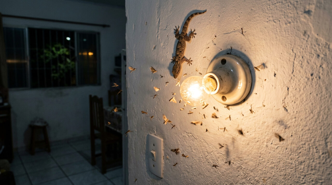 Lagartixas aparecendo em casa: o que significa e isso é um sinal bom ou ruim