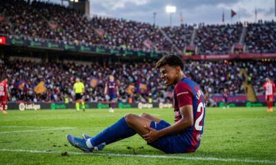 Lamine Yamal sofreu uma lesão muscular e pode ficar até cinco semanas fora dos gramados, podendo desfalcar a equipe na véspera da Copa