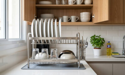 Usar pano ou deixar secar sozinho? O detalhe que realmente importa na hora de guardar a louça limpa