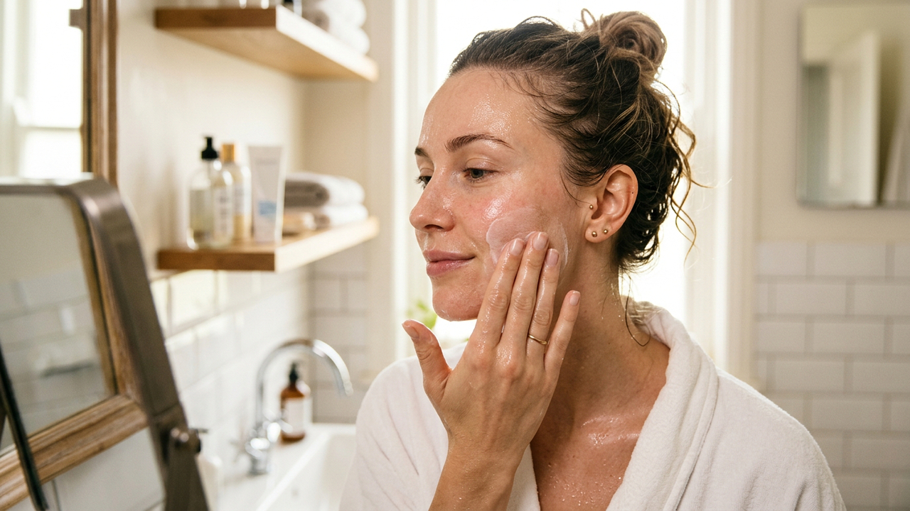 Como ter uma pele radiante o dia todo com este ritual de hidratação matinal após o banho