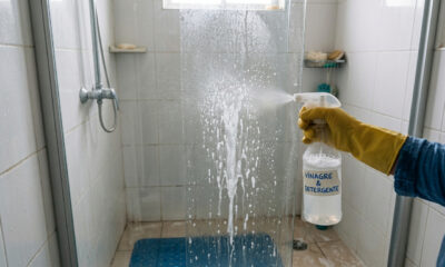 Misturar vinagre com detergente e borrifar no box do banheiro: para que serve e por que recomendam
