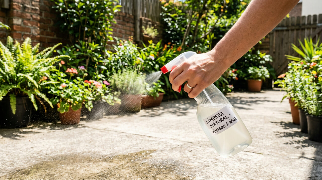 Borrifar água com vinagre nas folhas e no quintal: para que serve e quando fazer essa mistura