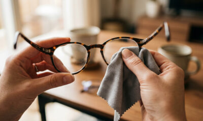 Não limpe os óculos na roupa: essa é a maneira correta de limpar óculos sem riscá-los ou manchá-los