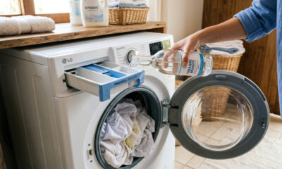 Nem amaciante nem perfume: por que recomendam usar vinagre na máquina de lavar roupa